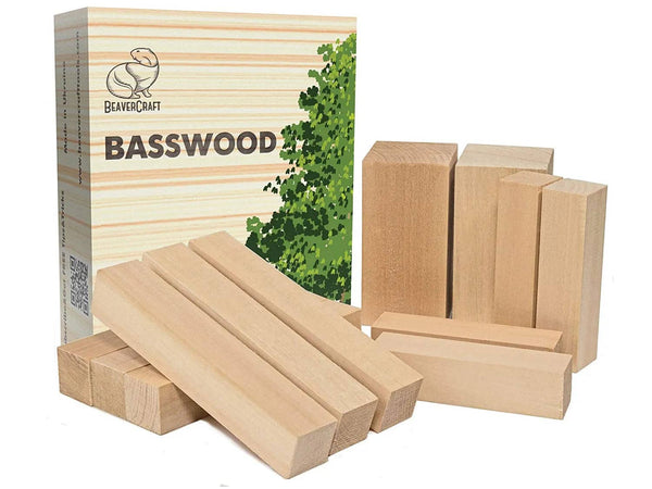 Set of Basswood Carving Blocks | 12pcs