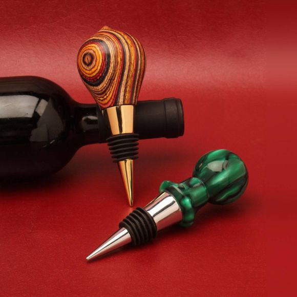 Classic Bottle Stopper Kit in Chrome