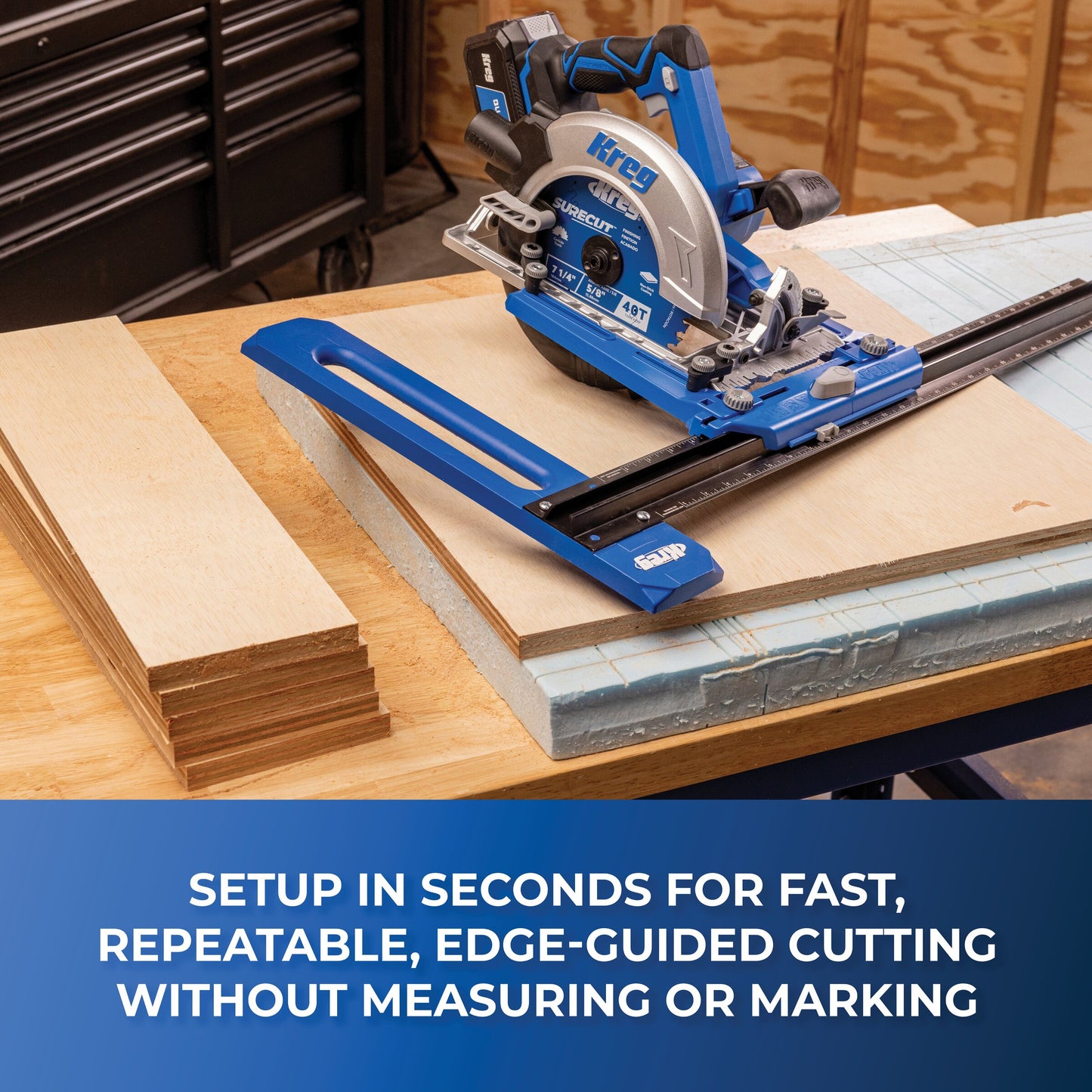 Rip-Cut Circular Saw Guide