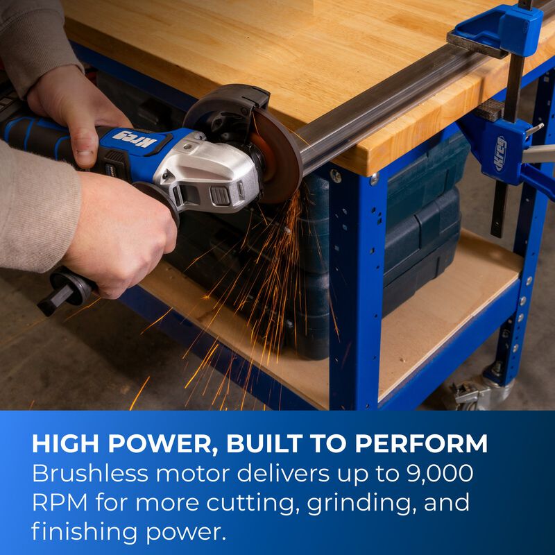 20V Ionic Drive™ 4 1/2"- 5" Angle Grinder (Tool Only)