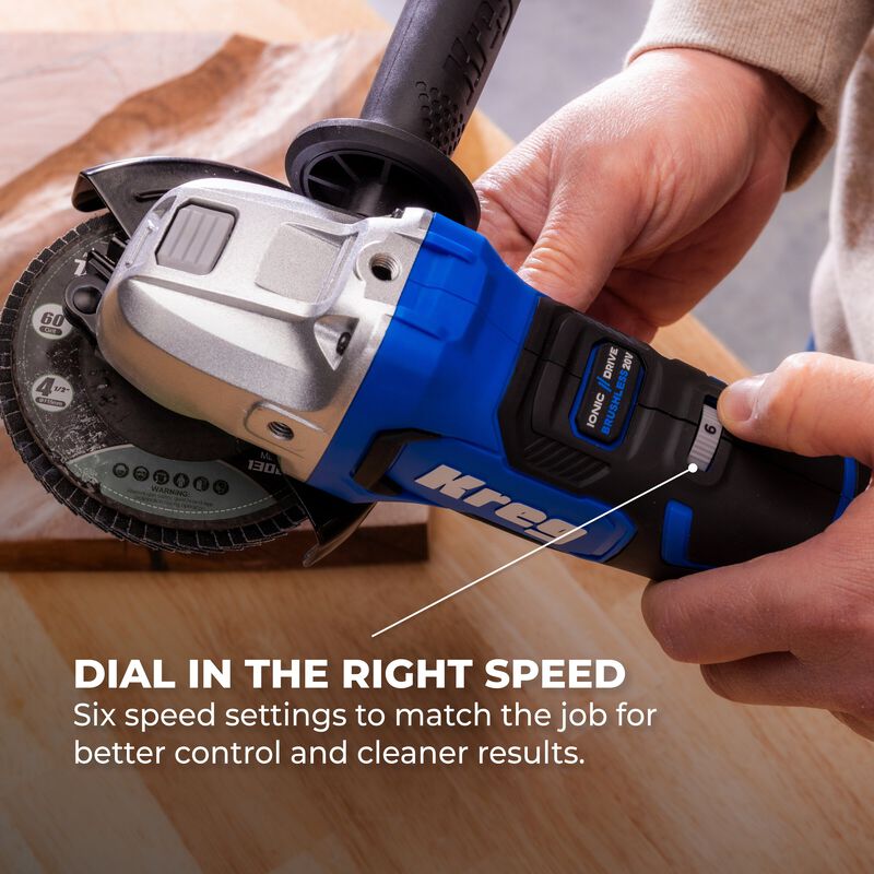 20V Ionic Drive™ 4 1/2"- 5" Angle Grinder (Tool Only)