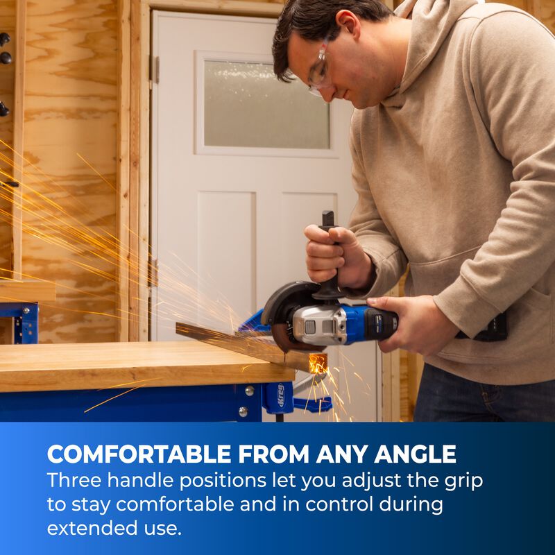 20V Ionic Drive™ 4 1/2"- 5" Angle Grinder (Tool Only)