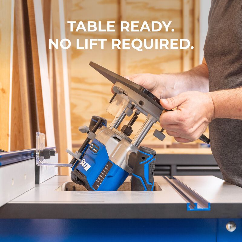 20V Ionic Drive™ 2 1/4 HP Plunge Router Kit