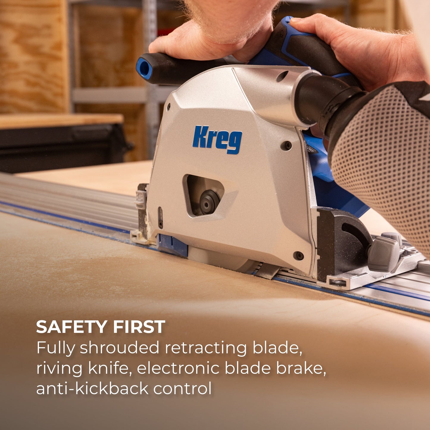 20V Ionic Drive™ 6 1/2" Plunge-Cut Track Saw Kit
