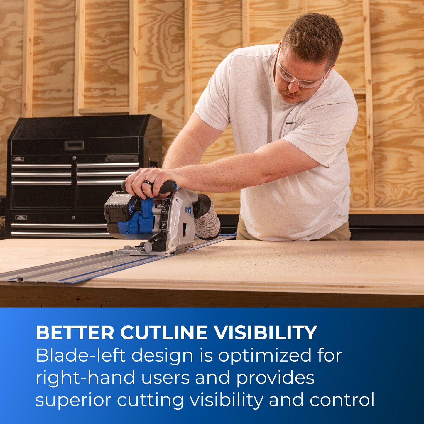 20V Ionic Drive™ 6 1/2" Plunge-Cut Track Saw Kit