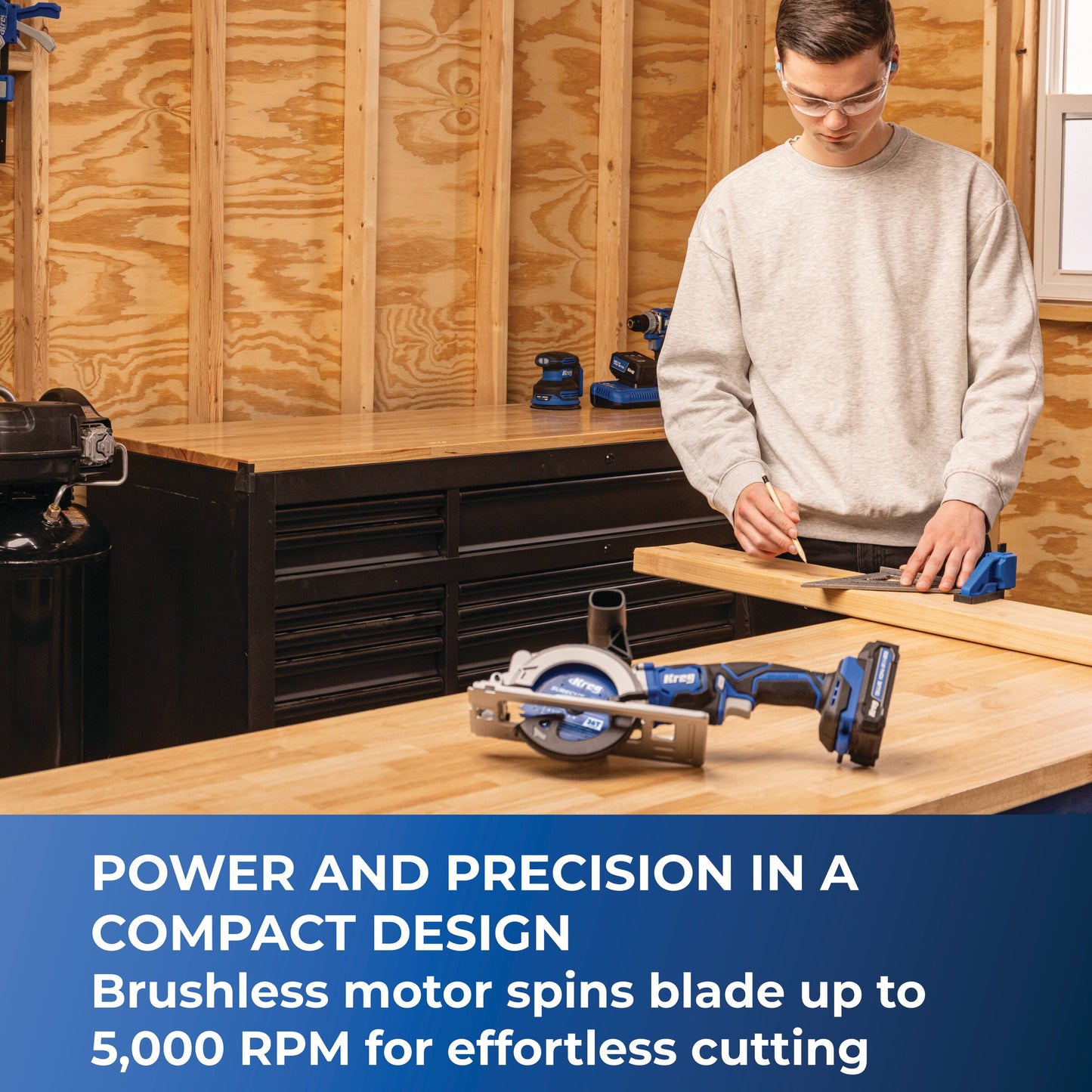 20V Ionic Drive™ 4-1/2" Circular Saw (Tool Only)