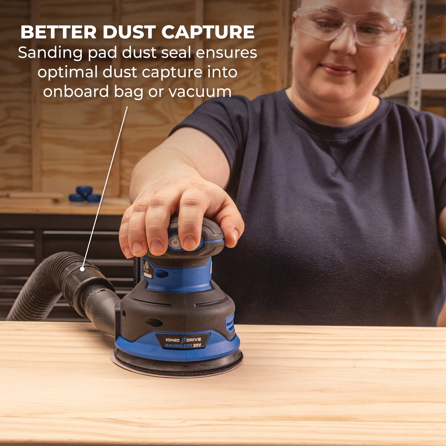 20V Ionic Drive™ 5" Random Orbit Sander (Tool Only)