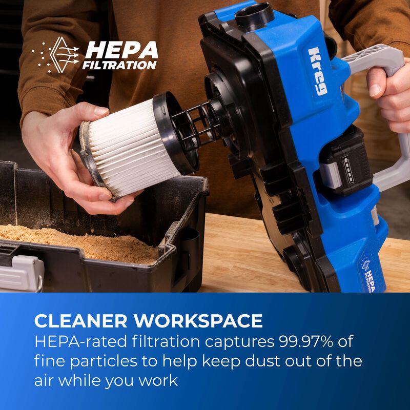 20V Ionic Drive™ Wet/Dry Vac with HEPA (Tool Only)