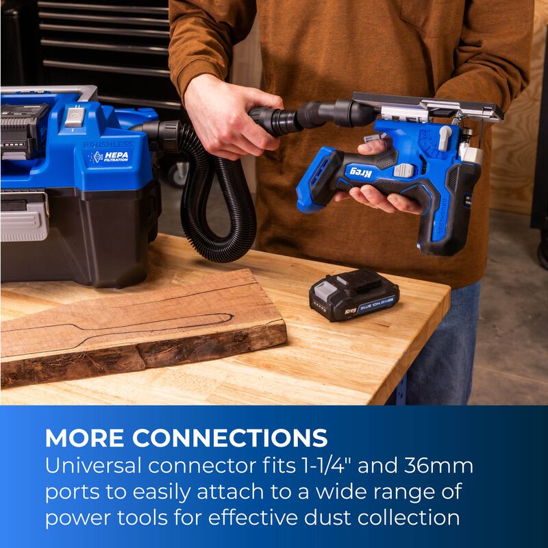 20V Ionic Drive™ Wet/Dry Vac with HEPA (Tool Only)