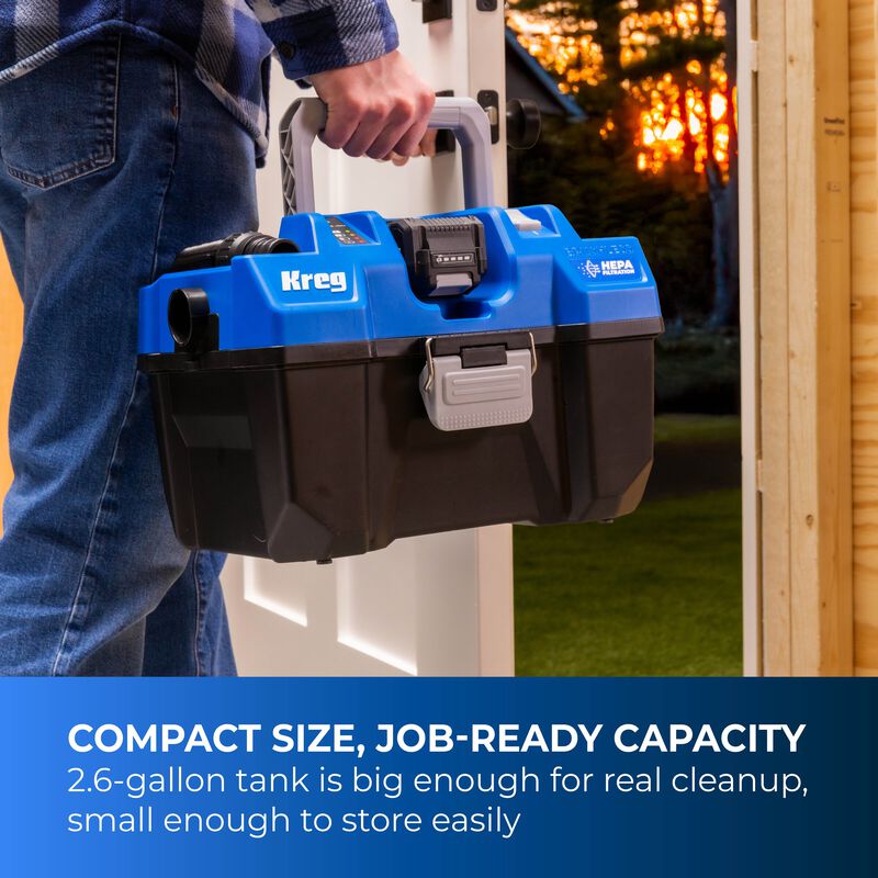 20V Ionic Drive™ Wet/Dry Vac with HEPA (Tool Only)