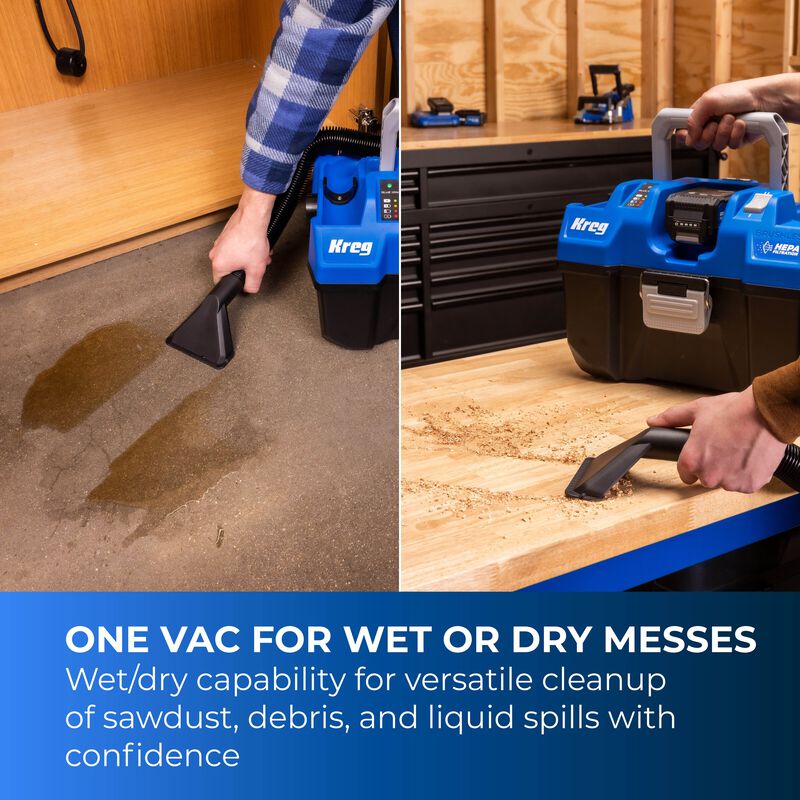 20V Ionic Drive™ Wet/Dry Vac with HEPA (Tool Only)