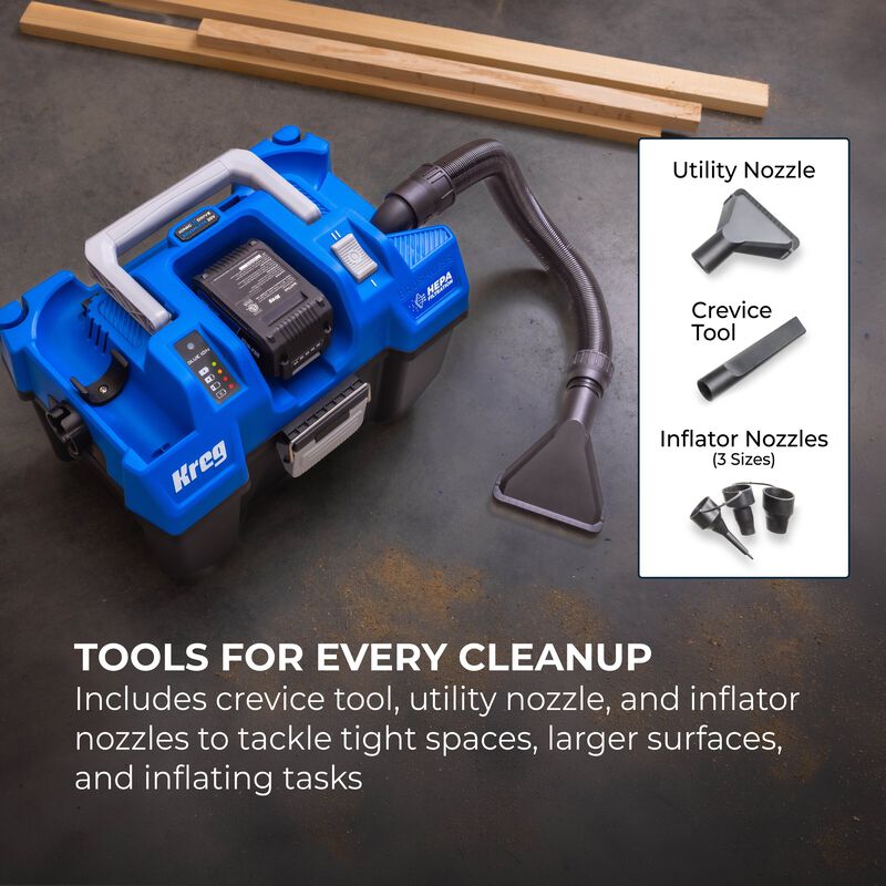 20V Ionic Drive™ Wet/Dry Vac with HEPA (Tool Only)