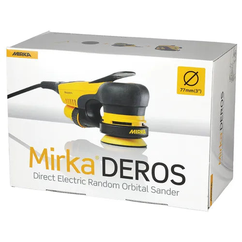 DEROS 350XCV, 3" 5mm orbit, vacuum-ready finishing sander