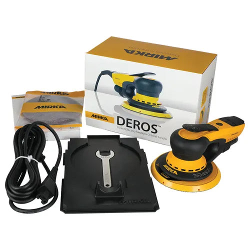 DEROS 650XCV, 6" 5mm Orbit, Vacuum-Ready Finishing Sander