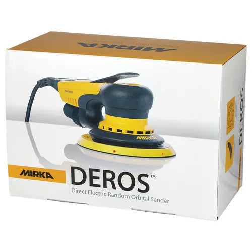 DEROS 650XCV, 6" 5mm Orbit, Vacuum-Ready Finishing Sander