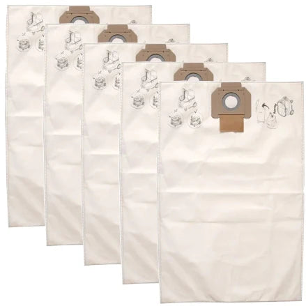 DE-1230 Series Vacuum Extractor Dust Bags | 5pk