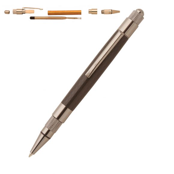 Stratus Gun Metal Click Pen Kit
