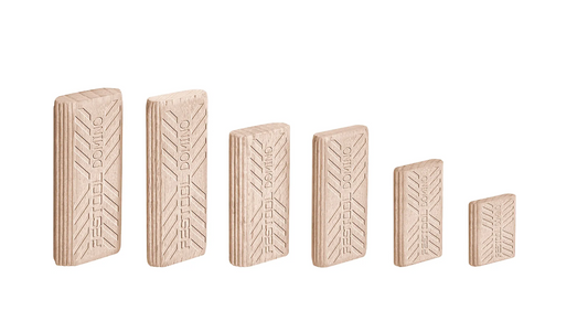 Domino Tenons - 5 mm x 19 mm x 30 mm - Beech - 300 Piece