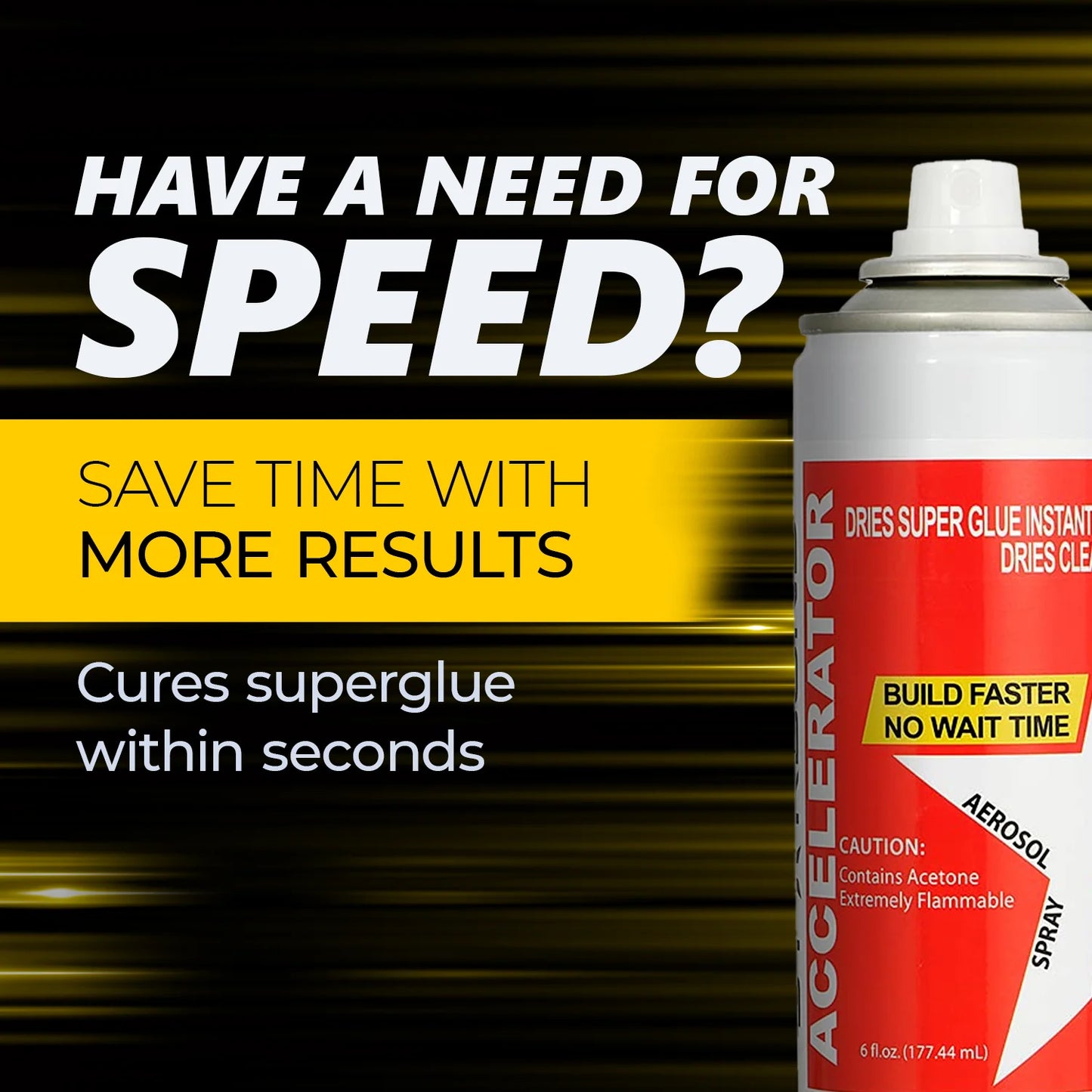 Aerosol CA Glue Accelerator | 6oz