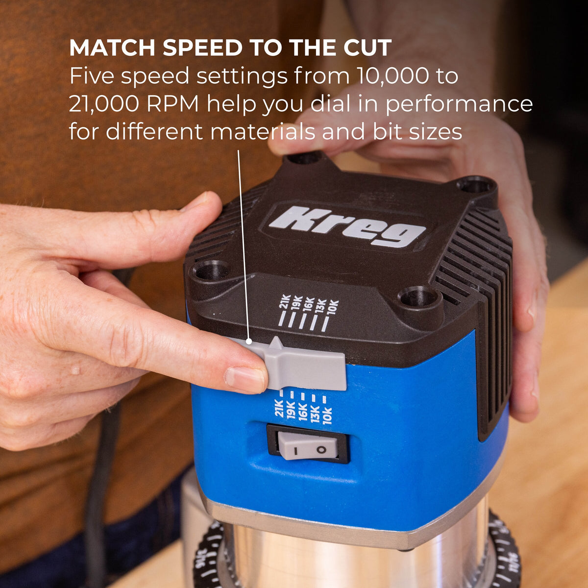 3-1/4 HP SureSpeed™ Router | Motor Only