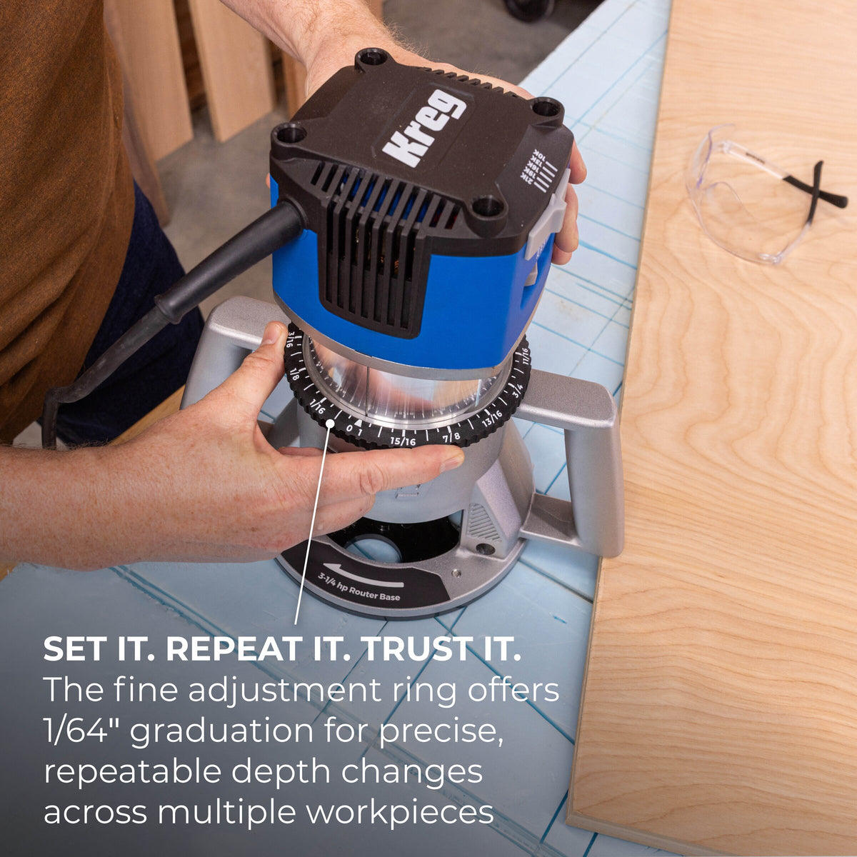 3-1/4 HP SureSpeed™ Router | Motor Only