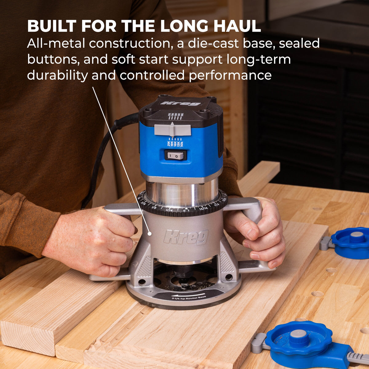 3-1/4 HP SureSpeed™ Router | Motor Only