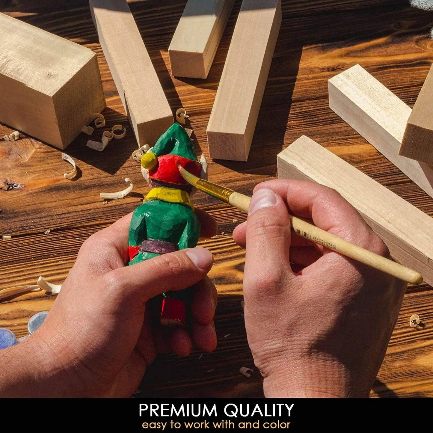 Set of Basswood Carving Blocks | 12pcs