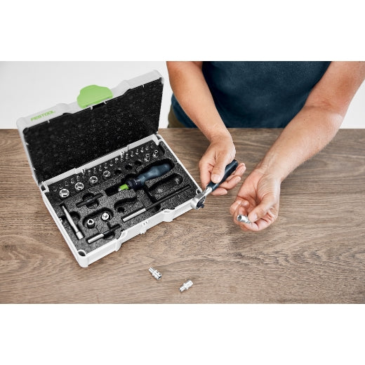 Ratchet set SYS3 S 76-1/4"-CE RA