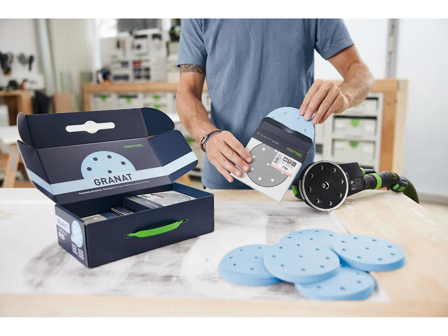 Granat Sanding Disc Assortment 5'' D125 GR-Set