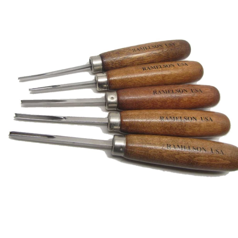 Gunstock Gunsmith Woodcarving V & U Chisel Carving Set